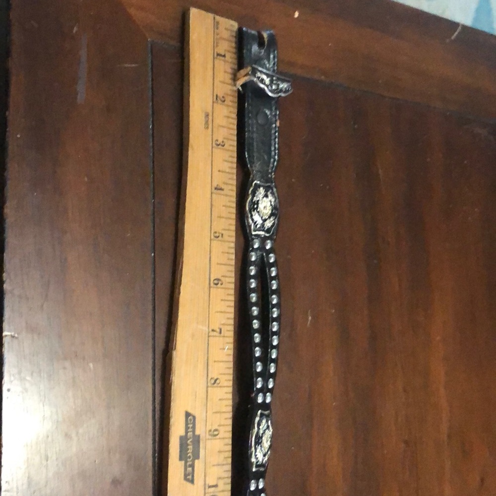 Black nocona western belt.